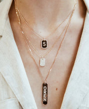 Load image into Gallery viewer, Personalized Diamond Longtag Necklace
