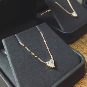 Floating Diamond Necklace