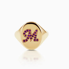 Load image into Gallery viewer, Birthstone Personalized Mini Chilla Ring (Pinky)
