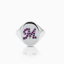 Load image into Gallery viewer, Birthstone Personalized Mini Chilla Ring (Pinky)
