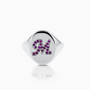 Birthstone Personalized Mini Chilla Ring (Pinky)