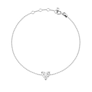 Mini Diamond Heart Bracelet