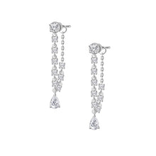 Load image into Gallery viewer, Diamond Drop Pear Earring
