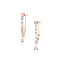 Load image into Gallery viewer, Diamond Drop Pear Earring
