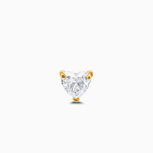 Load image into Gallery viewer, Diamond Heart Stud (Single)
