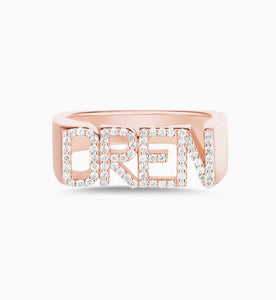 Personalized Diamond Ring