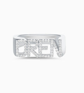 Personalized Diamond Ring