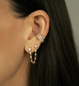 Diamond Sparkler Double Earring