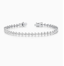 Load image into Gallery viewer, Diamond Poppy Tennis Bracelet
