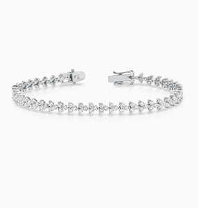 Diamond Poppy Tennis Bracelet