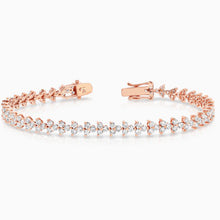 Load image into Gallery viewer, Diamond Poppy Tennis Bracelet
