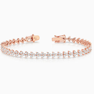 Diamond Poppy Tennis Bracelet