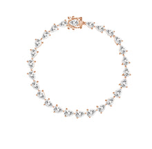 Load image into Gallery viewer, 18K Pear Tennis Bracelet(8.5CT)
