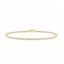 Load image into Gallery viewer, 18K Diamond Tennis Bracelet (1.10)
