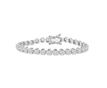 Load image into Gallery viewer, 18K Diamond Tennis Bracelet (5.15ct)
