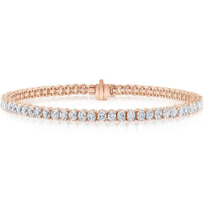 Oval Diamond Tennis Bracelet