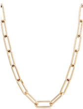 Load image into Gallery viewer, Large Elongated Link Necklace
