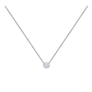 Diamond Solitaire Necklace