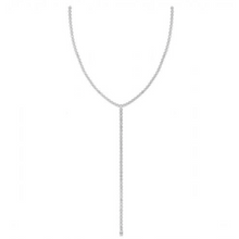 Load image into Gallery viewer, Diamond Lariat Necklace
