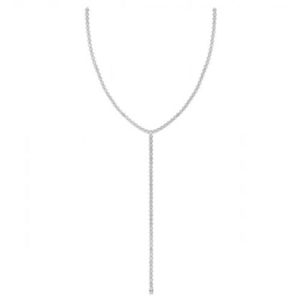 Diamond Lariat Necklace