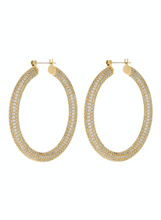 Load image into Gallery viewer, Pave Amalfi Hoops
