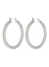 Load image into Gallery viewer, Pave Amalfi Hoops
