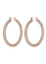 Load image into Gallery viewer, Pave Amalfi Hoops
