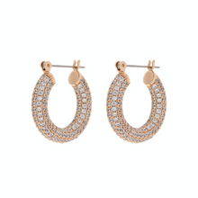 Load image into Gallery viewer, Baby Pave Amalfi Hoops
