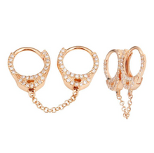 Load image into Gallery viewer, Double Handcuff Earring (Single)
