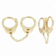 Load image into Gallery viewer, Double Handcuff Earring (Single)
