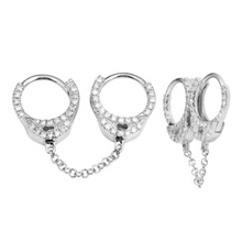 Load image into Gallery viewer, Double Handcuff Earring (Single)
