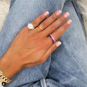 Diamond Pinky Ring
