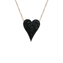 Load image into Gallery viewer, Medium Pave Heart Necklace
