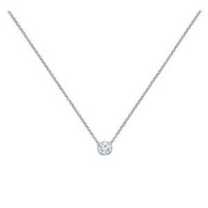 Diamond Solitaire Necklace