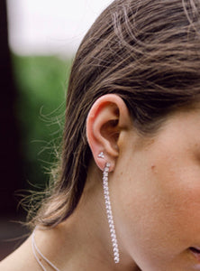 Long Diamond Earrings