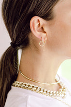 Load image into Gallery viewer, Diamond Double Huggie Chain Earring (PAIR)
