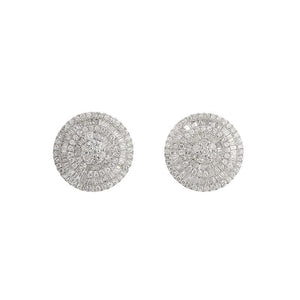 Diamond Pizza Earrings