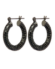 Load image into Gallery viewer, Baby Pave Amalfi Hoops
