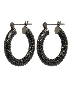 Baby Pave Amalfi Hoops